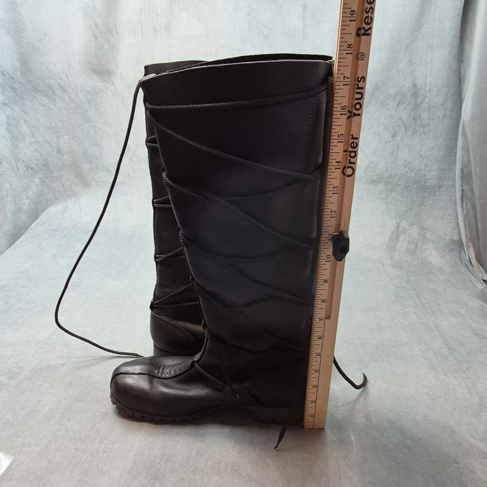 Son of Sandlar Peasant Medieval Renaissance Festival Steampunk Lace Up Boots - Picture 9 of 11